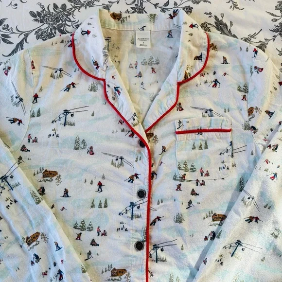 Hearth & Hand Holiday Flannel Pajamas {2pc set x 2} - Picture 8 of 13